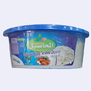حلاوة طحينية المحاصيل لوز 250جم