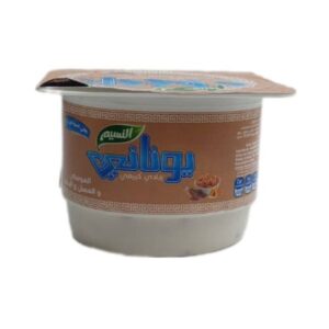 زبادي يوناني النسيم موسلي وعسل وبذور 140جم