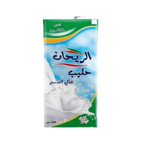 حليب باكو الريحان خالي الدسم 1 لتر