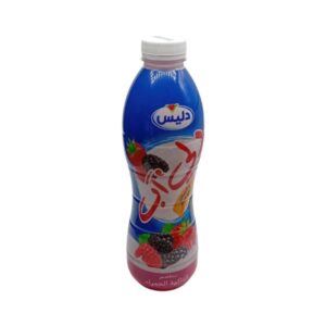 شراب زبادي بالفاكهة الحمراء دليس 900 مل